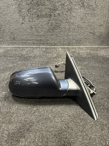2012 Audi A4 Right Side Power Door Mirror OEM Blue No Glass