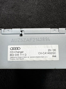 8E0035111D 2006-2008 Audi A3 A4 S4 CD Changer Player Receiver OEM 8E0035111D
