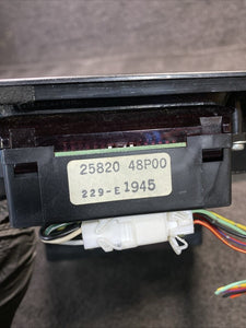 25820 48P00 1992-1996 Nissan 300ZX Z32 Center Dash Trim Panel W/ Clock OEM 2582048P00