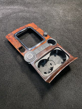7L6863216 06 Volkswagen Touareg Center Console Shifter Trim Bezel Woodgrain OEM 7L6863216