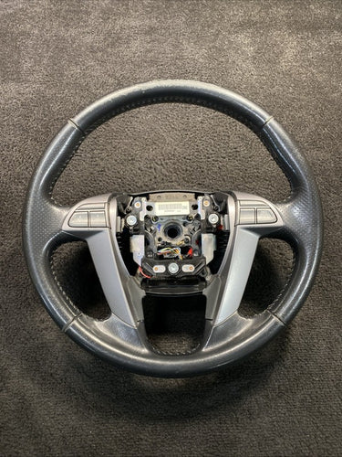 2009-2015 Honda Pilot Black Leather Steering Wheel OEM