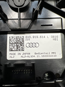 8V0919614L 16 Audi A3 Center Console Gear Shifter Trim W/ MMI Control Switch OEM 8V0919614L