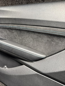 8075620 2020 BMW M2 Competition Front Right Door Panel Black W/ Alcantara OEM 8075620