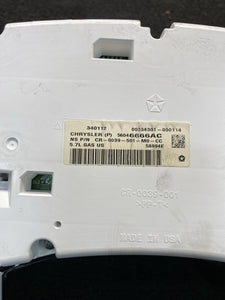 56046666AC 12-13 Jeep Cherokee Speedometer Instrument Gauge Cluster 164k mi OEM 56046666AC