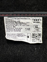 2018 Audi S4 Front & Rear Carpet Floor Mats OEM Black W/ Red Stitching