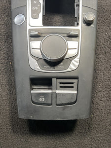 8V0919614L 16 Audi A3 Center Console Gear Shifter Trim W/ MMI Control Switch OEM 8V0919614L