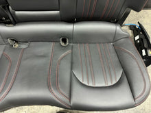 2017 Maserati Levante Complete Black Leather with Red Stitch Seats Kit Set