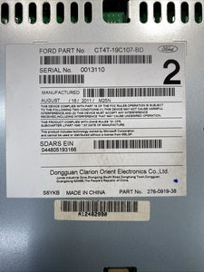 CT4T19C107BD 2012 Ford Edge Am Fm Radio CD Player Receiver Head Unit OEM CT4T19C107BD