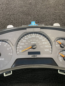 15085492 02-04 Chevrolet Trailblazer Instrument Gauge Cluster Speedometer OEM 15085492