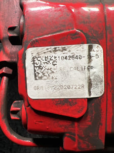 2018 Tesla Model S Front Brembo Brake Calipers Red OEM