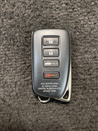 2014-2020 Lexus IS RC Desno Smart Key Remote Fob OEM 1551A-14FBA FCC: HYQ14FBA