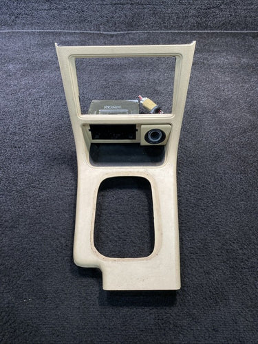 1991-1995 Acura Legend Center Console Dash Radio Shifter Trim Bezel OEM TAN