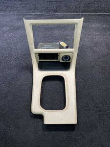 1991-1995 Acura Legend Center Console Dash Radio Shifter Trim Bezel OEM TAN