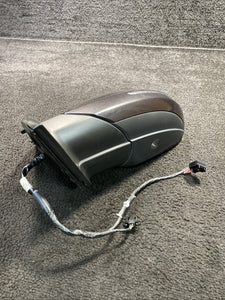 2007 Audi Q7 Left Side Power Fold Door Mirror Heated W/ BSM Monitor OEM Damaged!