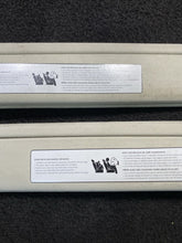 2016-2020 Tesla Model X Left & Right Sun Visor Shade Set Tan OEM