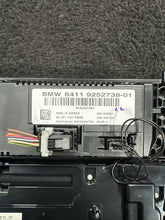 9252738 2011 BMW X3 AC Heater Climate Control & Radio Control Panel OEM 9252738