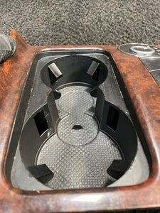 7L6863216 06 Volkswagen Touareg Center Console Shifter Trim Bezel Woodgrain OEM 7L6863216