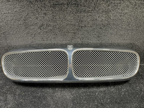 2W9342301A 2005 Jaguar Vandenplas Front Upper Grille Assembly OEM Chrome 2W9342301A