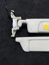 2016-2020 Tesla Model X Left & Right Sun Visor Shade Set Tan OEM