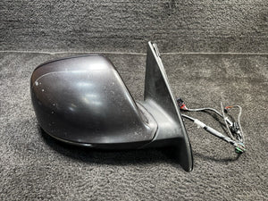 4L1857410E 2007-2009 Audi Q7 Right Passenger Power Fold Door Mirror Gray OEM 4L1857410E
