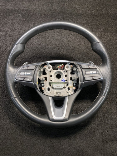 2019-2023 Genesis G70 Heated Steering Wheel W/ Switches & Paddle Shifters OEM