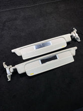 2016-2020 Tesla Model X Left & Right Sun Visor Shade Set Tan OEM