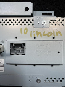 8A5T10F839AC 2010 Lincoln MKS information Radio Display Screen OEM 8A5T10F839AC
