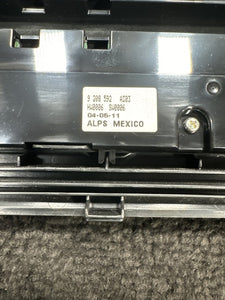 9252738 2011 BMW X3 AC Heater Climate Control & Radio Control Panel OEM 9252738