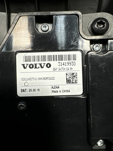 31419930 19 Volvo XC90 Front Right Passenger Seat Control Switches W/ Cover OEM 31419930