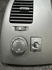 20935566 2013 Chevrolet Silverado 2500 LH Headlight Switch Air Vent Trim OEM 20935566