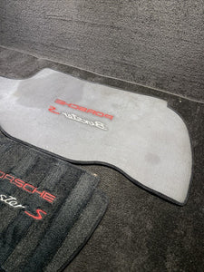 2001 Porsche Boxster S Interior Carpet Floor Mat Set W/ Red Stitching OEM