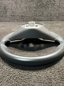 102897000A 2013 Tesla Model S Steering Driver Wheel Black Leather OEM 102897000A