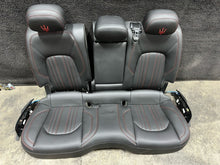 2017 Maserati Levante Complete Black Leather with Red Stitch Seats Kit Set
