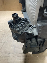 2016 BMW X6M A/C Conditioner Cooler Condenser Assembly W/ Frame & Water Pump OEM