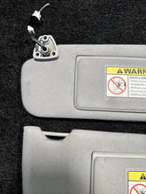1998 Jaguar XJR Sun Shade Visors W/ Mirror OEM Gray