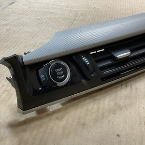 925264810 15-16 BMW X6M Dash Panel Center Bezel Push Start And Air Vents OEM PN:925264810