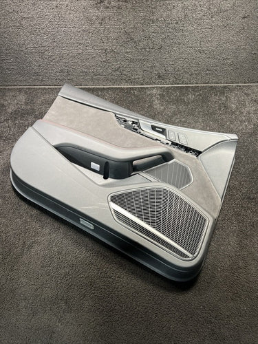 2018 Audi S4 Front Left Door Panel Assembly W/ Out Trim Black OEM