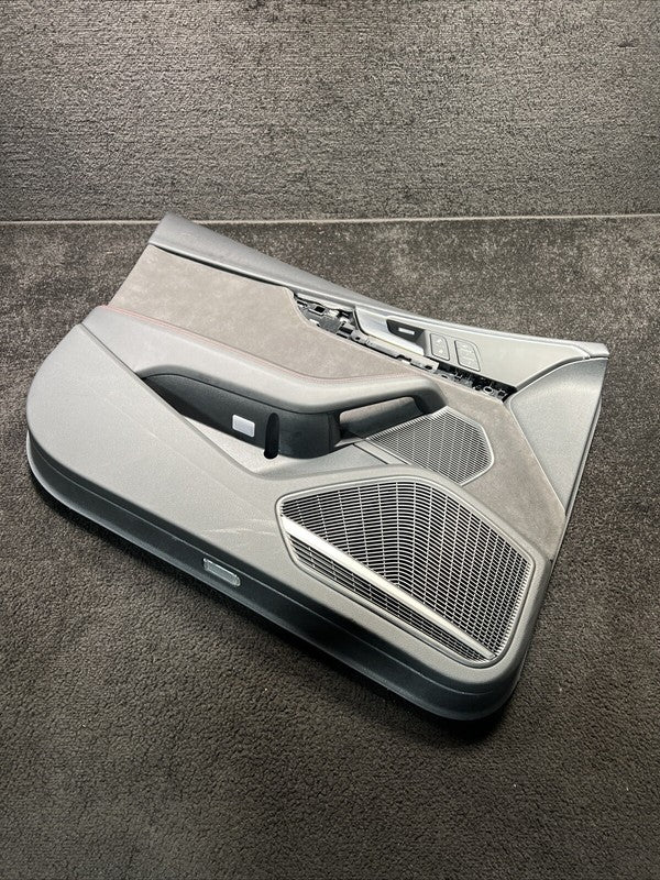 2018 Audi S4 Front Left Door Panel Assembly W/ Out Trim Black OEM