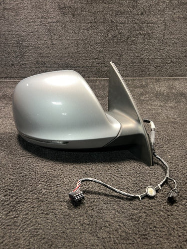 2007 Audi Q7 Right Side Power Door Mirror Heated W/ Blind Spot OEM Gray