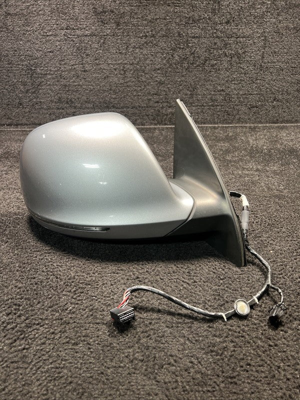2007 Audi Q7 Right Side Power Door Mirror Heated W/ Blind Spot OEM Gray