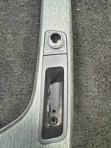 8W1863969C 17 Audi A4 Center Console Gray Wood Oak Trim W/ Volume Switch OEM 8W1863969C