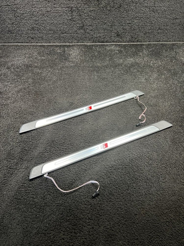 8W0947418A 2018 Audi S4 Front LH & RH Illuminated Door Sill Scuff Plates OEM 8W0947418A