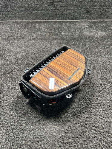 2017 Maserati Ghibli Center Console Wood Grain Storage Tray Box OEM