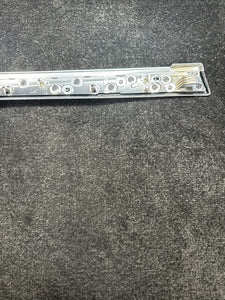 8051328 2013 BMW F10 M5 Front Right Door Panel Trim Strip Aluminum OEM 8051328