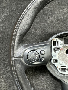 2011 Mini Cooper Steering Driver Wheel W/ Controls Black Leather OEM