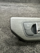 8W1853189 2019 Audi A4 Front Left Dash Headlight Switch W/ Dark Wood Trim OEM 8W1853189