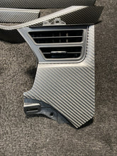 1058053-00-C 16-20 Tesla Model X Front Rear L/R Interior Dashboard Carbon Fiber Trim Set OEM