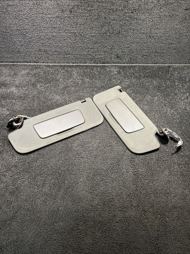 2020 GMC Sierra 2500 Front Left & Right Sun Visors Set OEM Walnut Brown