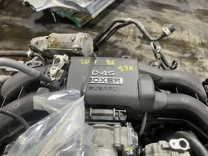 2017 Toyota 86  2.0L Engine Assembly MT 56k miles * Has Damage *