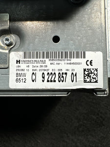 9222857 2010 BMW X5 Harman Becker Radio Receiver CD Player OEM 9222857